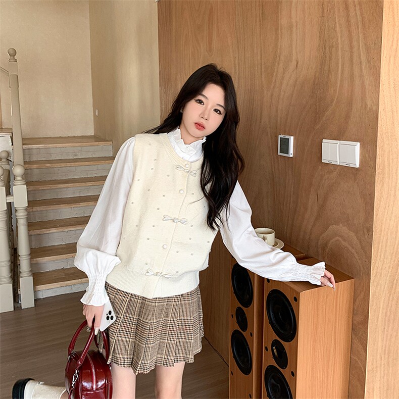 罗芬故事面料官网女装正品2025春季新款简约气质优雅时尚舒适衬,女装套装/套裙,纯色衣恋
