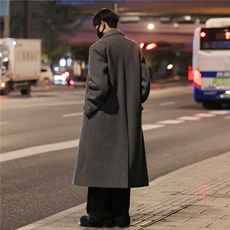 冬季高品质毛呢大衣过膝韩版冬季加棉风衣呢外套男H1029特P98，男装毛呢大衣，电商A341
