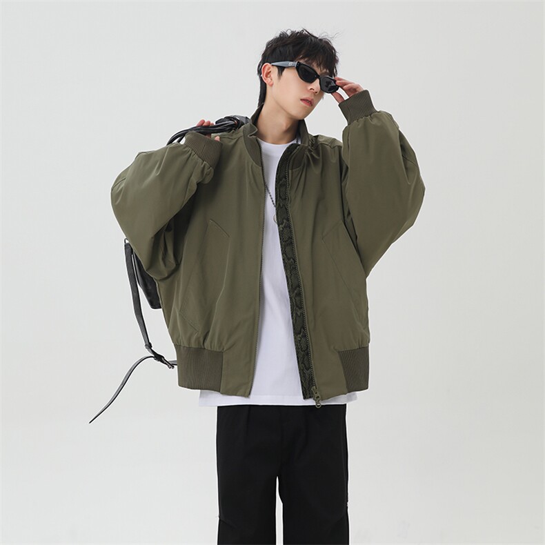 港风日系座山蟒夹克立领短款设计感外套XZ213-JK8000特P75控128,男装夹克,星座213