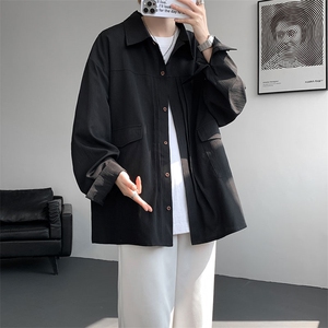 现货 CS1123 特P32 控68 高品质男士衬衫长袖宽松百搭大码衬衣图片