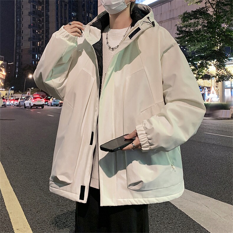 防水冲锋棉服D2250-TP110控价158冬季保暖连帽上衣可儿开外套,男装棉衣,电商A102-1