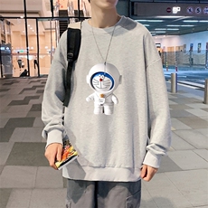 S6233-P28秋季圆领卫衣男大码韩版宽松长袖外套，男装卫衣，电商A040