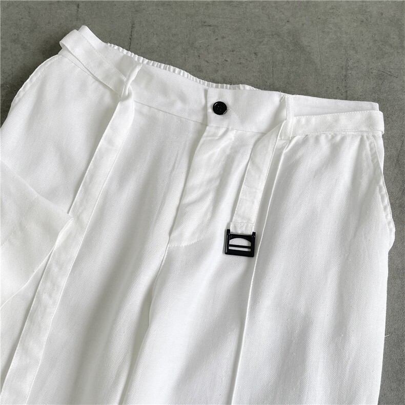 现货！老钱风微阔人字纹休闲裤抖音得物可送样A061-LK80086特批60,男装休闲裤,电商A061