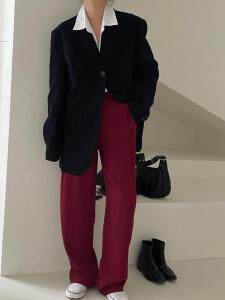 秋款设计师款复古西装，女装西装，LIN.Y