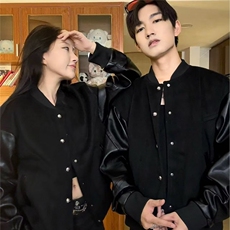 网图棒球服春秋季2026年新款风高街男女同款嘻哈外套YY833-特P68，女装短外套，电商C216