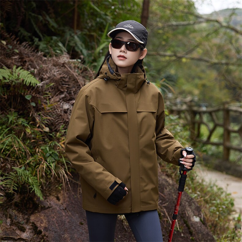 新款男女高品质户外登山服青少年学生冲锋衣夹克外套HS6606,男装夹克,星座1206（原A206）