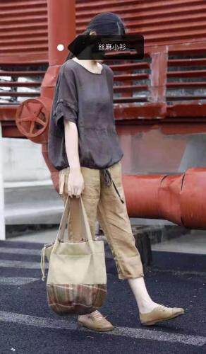 丝麻小衫，女装，依伊贝诺