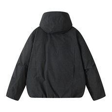 2025冬季简约格子连帽羽绒服男女宽松休闲保暖羽绒服外套，男装羽绒服，电商A234