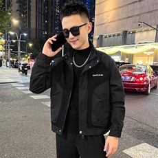 工装外套男新款潮流短款夹克衣服男士春秋款上衣，男装夹克，星座1013