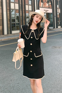 26夏季新款气质减龄法式赫本风显瘦小香连衣裙女182-8372P125K188图片