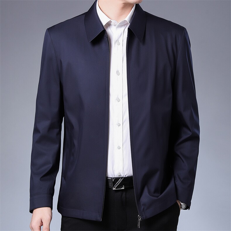 BH8206钱塘2020-2秋季新款男士翻领夹克商务休闲外套上衣P125,男装夹克,钱塘207-2