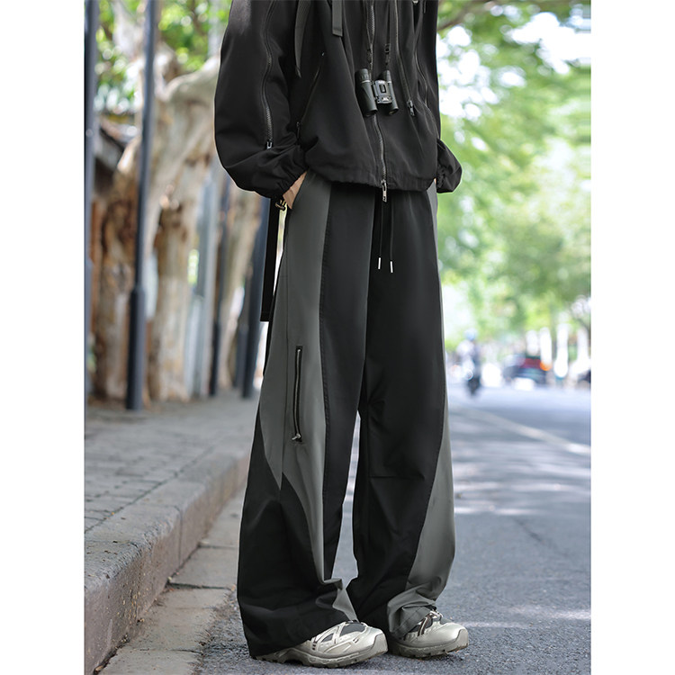 2025秋季山系户外机能拼色设计休闲冲锋裤B315-K25326-特p35控68,男装休闲裤,电商B315