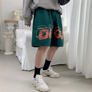 【】A003-HK7187-P35夏装新款字母印花时尚短裤图片