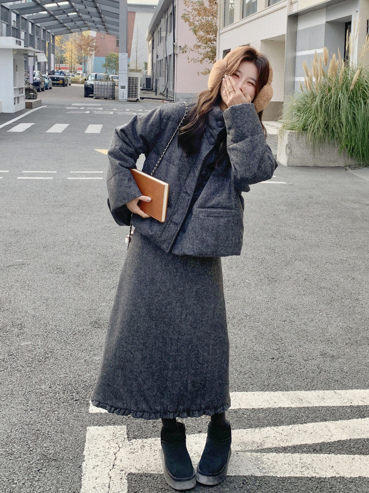 备2C0281227P365K548两件套90羽绒套装,女装羽绒服,2C028