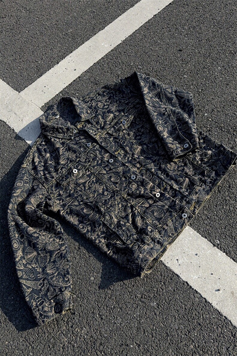 B221美式高街暗黑小众重工艺印花牛仔外套SY2536-特P70控118,男装工装外套,电商B221
