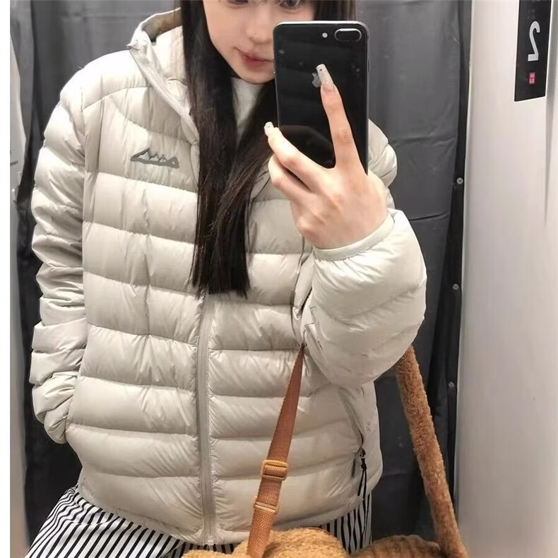 新款冬季排骨棉服女轻薄韩系连帽高级感棉袄情侣外套L66577-P75,男装棉衣,星座1008
