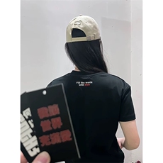 网图有货何以至此刺绣短袖T恤男女夏季痞帅运动半袖上衣A555-P25，男装T恤，星座1505