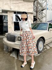 [现货]夏季新款韩版小衫碎花半身裙，女装半身裙，与慧辛