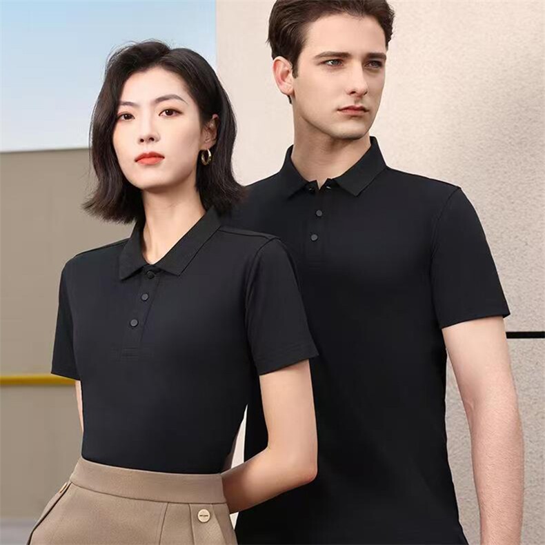 男士休闲简约百搭舒适POLO衫短袖，男装T恤，宏恒