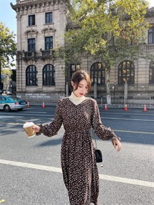 加绒连衣裙图片
