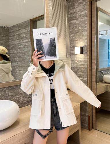 水洗搭配色外套，其它，百变诱惑