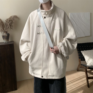 重磅！麂皮绒复合夹克飞机扣外套CP43-特P60控价：108,绿色棉服搭配什么毛衣图片
