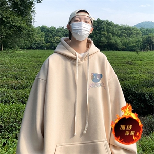 直播品质500克重磅秋冬美式加绒加厚卫衣外套H1367常规P35加绒P40图片