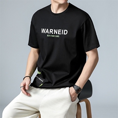 新款透气短袖T恤男夏季薄款半袖体恤时髦2024新款宽松衣服P78，男装T恤，钱塘6003A(原)4033A