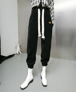 时尚编绳条绒收口休闲裤,女装休闲裤,七彩布衣