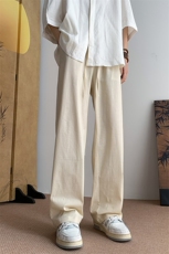 8XL-M特大码肌理感冰丝薄款休闲裤长裤男宽松百搭情侣裤K919P58，男装休闲裤，电商D206-1