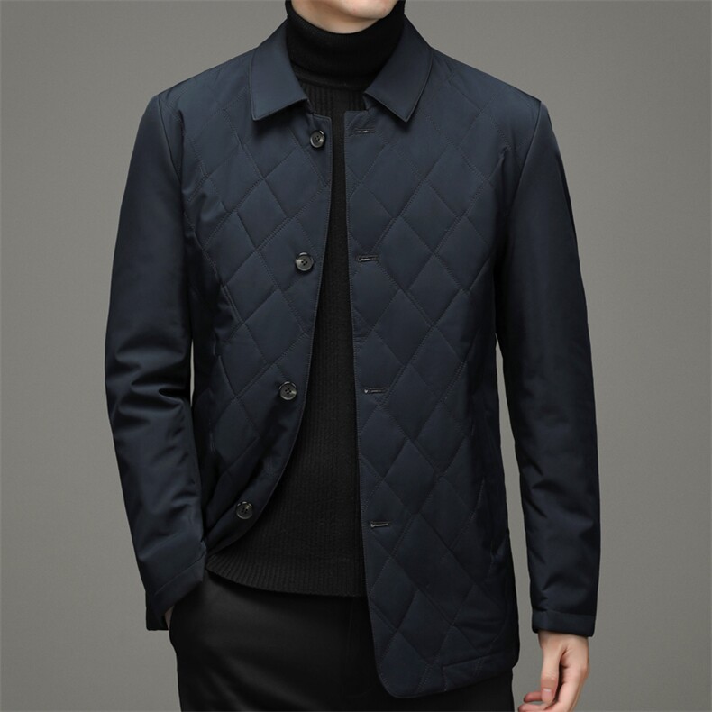 棉衣男士冬季宽松休闲翻领棉袄厚款羽绒棉服外套SNNMF20219-P180图片