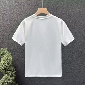 透气弹力冰丝T恤定制男女纯色运动速干上衣短袖t休闲宽松圆领体恤图片