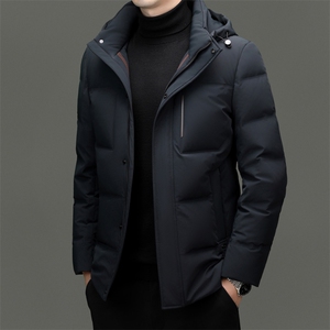 男装羽绒服YR8603新品主推必上！90绒子牛奶丝活帽