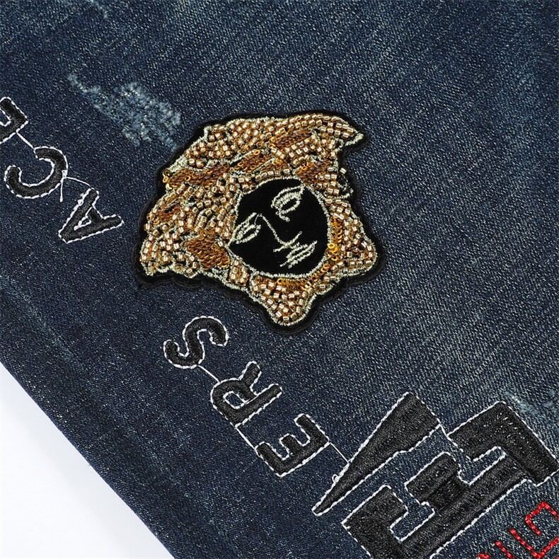 秋冬男直筒高腰宽松牛仔裤中年爸爸装秋冬休闲长裤ASDA8803-P130,男装牛仔裤,电商B212（原钱塘6029）