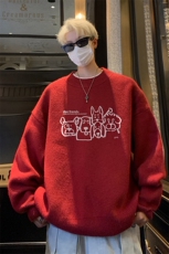 高质量！秋冬季半高领毛衣男加绒加厚线衣男针织衫男MY232-特p38，男装针织衫/毛衣，电商B367