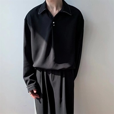 衬衫男韩版潮流长袖高街帅气2023夏季新款ins宽松外套CY368-P30，男装衬衫，星座412-3