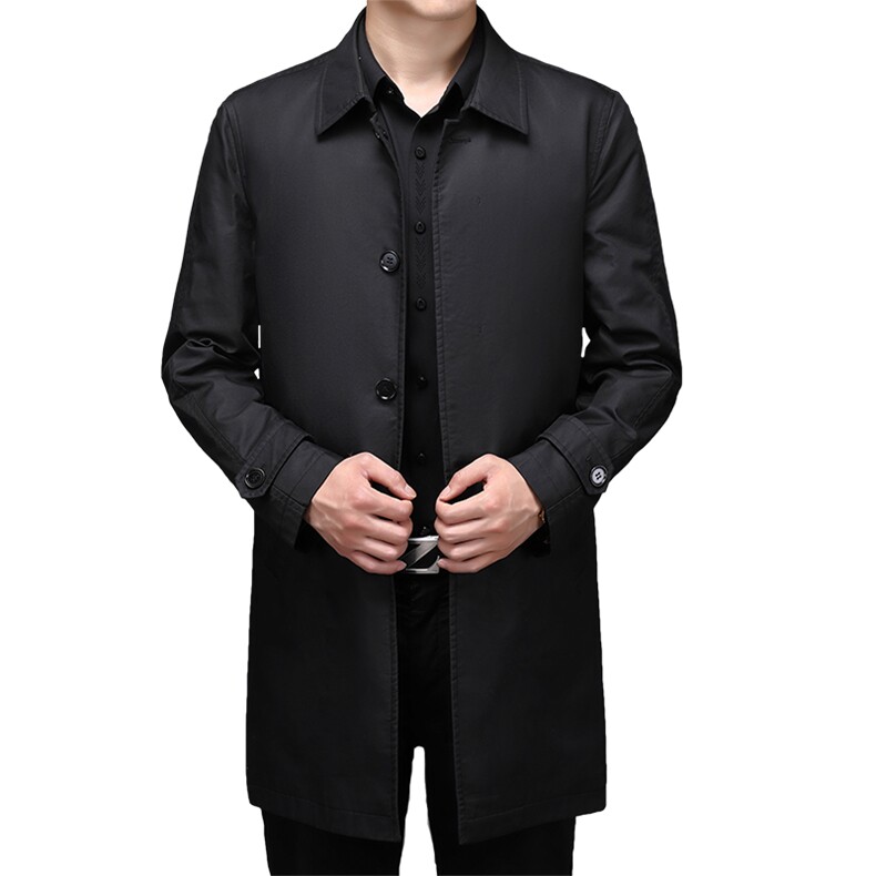 BW6623钱塘2020-2中年男士秋冬季新款百搭商务休闲风衣外套P250,男装风衣,钱塘207-2