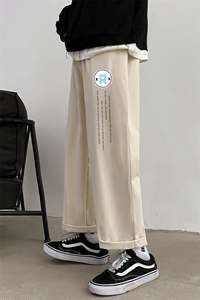 K43168-P25 加绒款-P35 休闲裤男士大码宽松九分运动裤男裤男直筒图片
