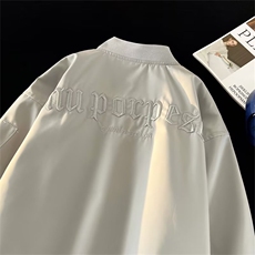 美式街头复古棒球服男春秋新款小众设计感潮牌宽松飞行员夹克外套，男装夹克，星座1210-1