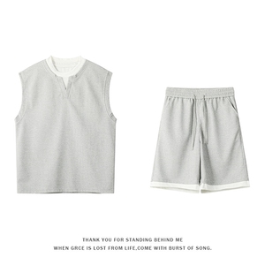 特批P45无差价2025夏季新款 面料：聚酯纤维100% TZ5581,男装休闲套装,电商A001