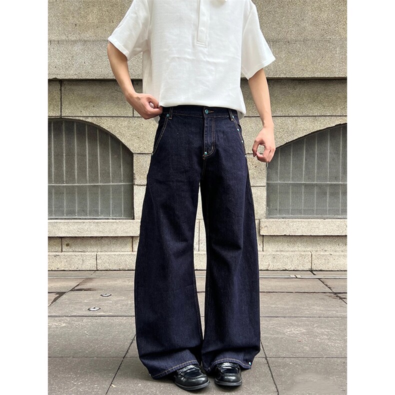 网图+夏秋款绿松石撞钉弯刀裤休闲牛仔裤CK710/特P55,男装牛仔裤,电商B350