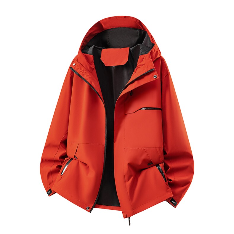 2026春季新款男女同款高品质户外登山服青少年学生冲锋衣夹克外套，男装夹克，星座1402-1