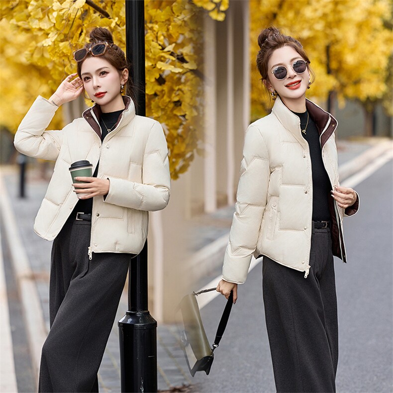 2025冬季新款气质保暖休闲棉服,女装棉衣/棉服,自然秀
