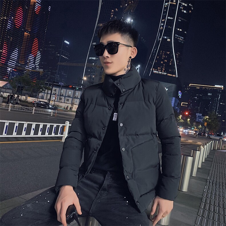 312A-A8810-P125 冬季社会小伙立领棉衣外套韩版潮流棉服D图片