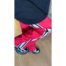 现货夏季速干巴黎神裤撞色拼接条纹休闲运动长裤男K650-P45控68，女装休闲裤，星座205-5