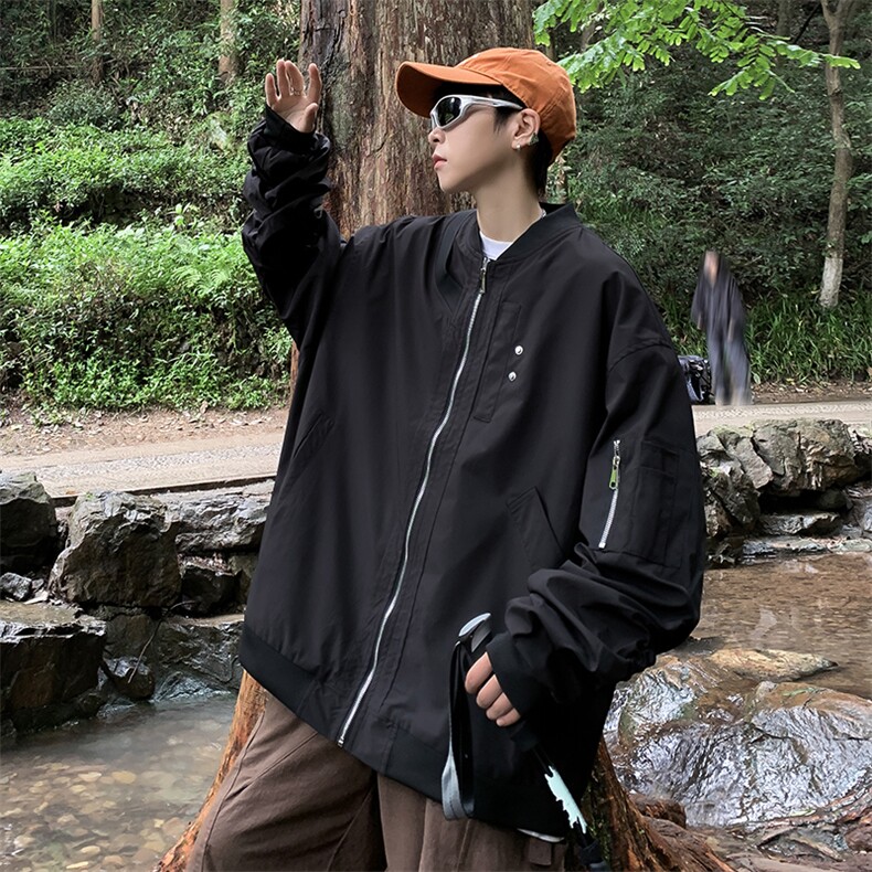 A663-P62美式复古潮牌棒球服外套男春秋新款休闲百搭夹克上,男装夹克,星座512-6