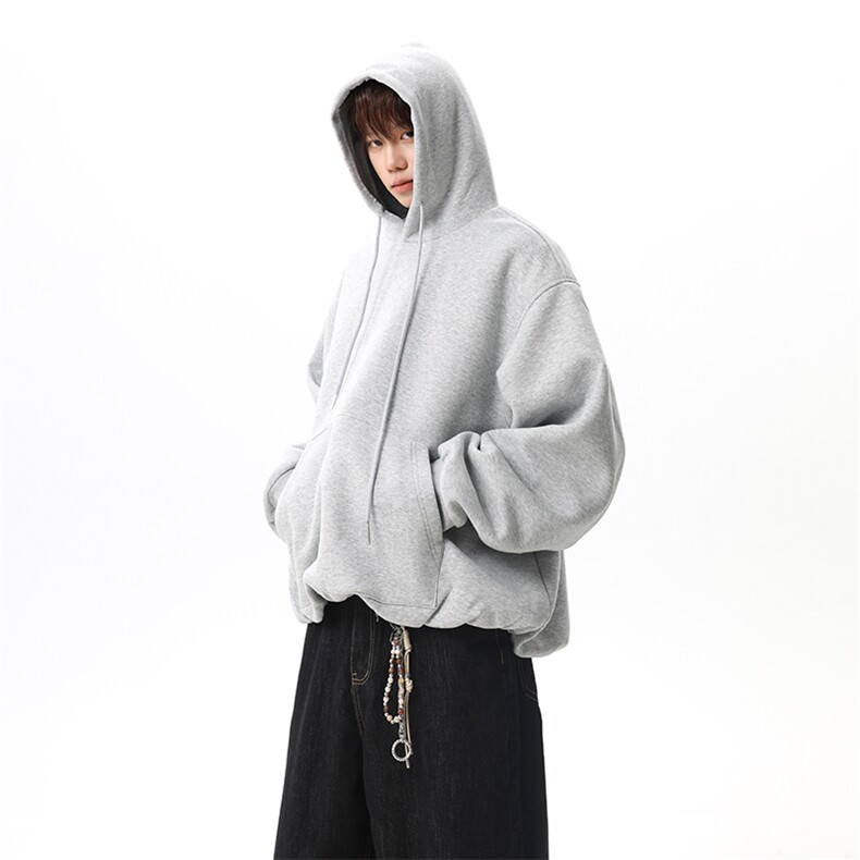 M42717-尺码M-2XL-P88-X138-无影墙-重磅套里卫衣，男装卫衣，电商A408