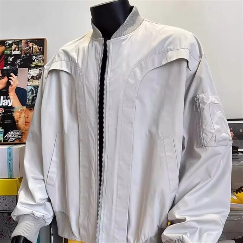 W9428-P68网图现货新款美式复古飞行员夹克时尚工装外套棒球服,男装夹克,星座1608-2