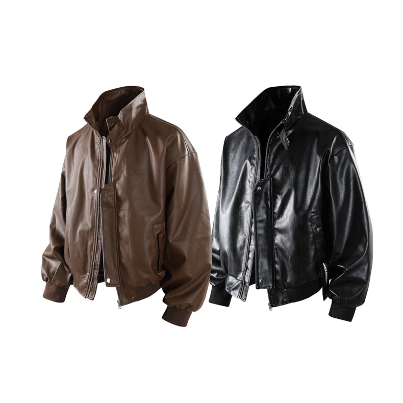 b228-j3241-p85皮衣短款，男装皮衣，电商A016 (原B228)