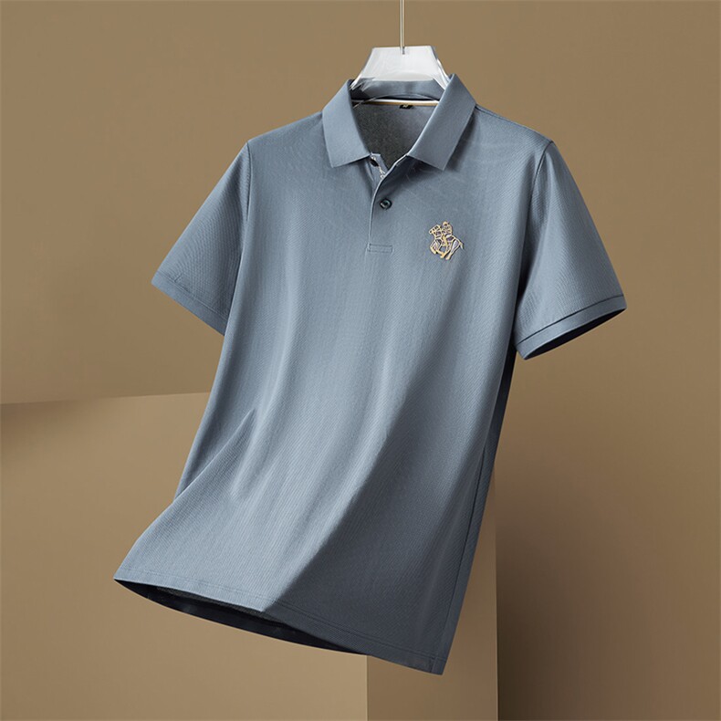 加大码M-8XL可穿到300斤夏季新款时尚休闲POLO弹力短袖28321-P85,男装T恤,星座613B